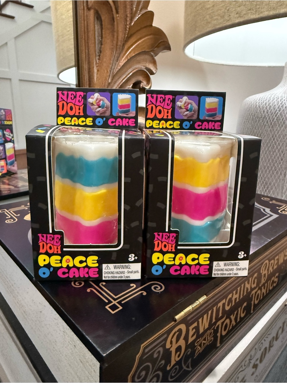 NeeDoh Peace O' Cake Squishy Toy - Multicolor